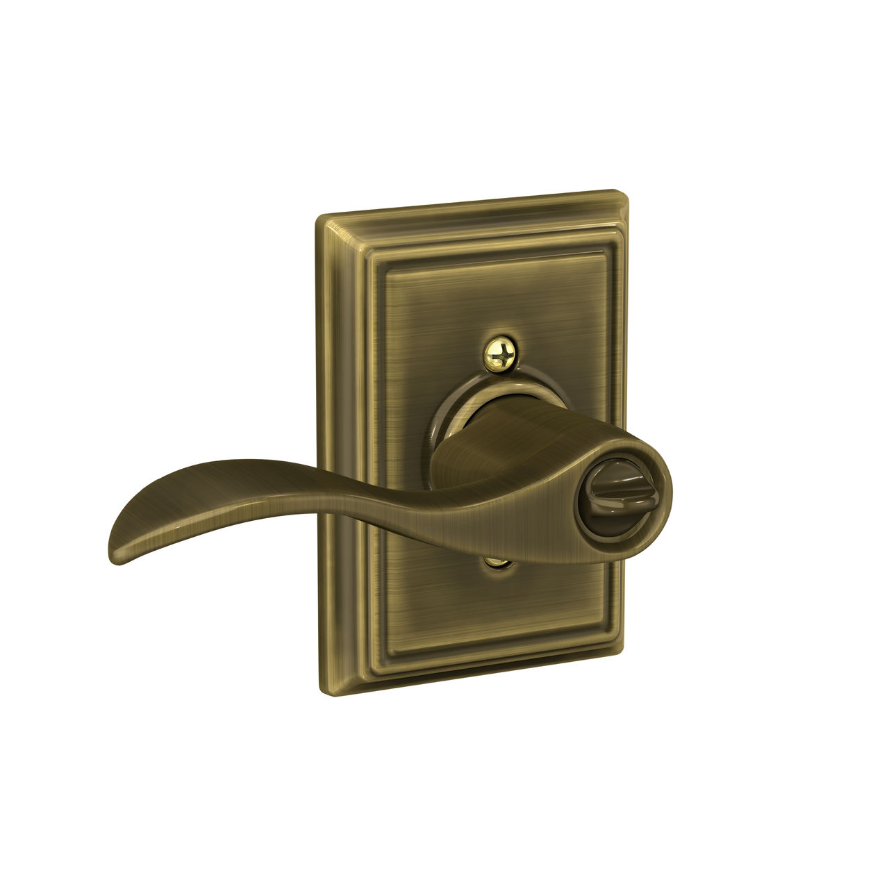 Accent Lever Keyed Entry Lock