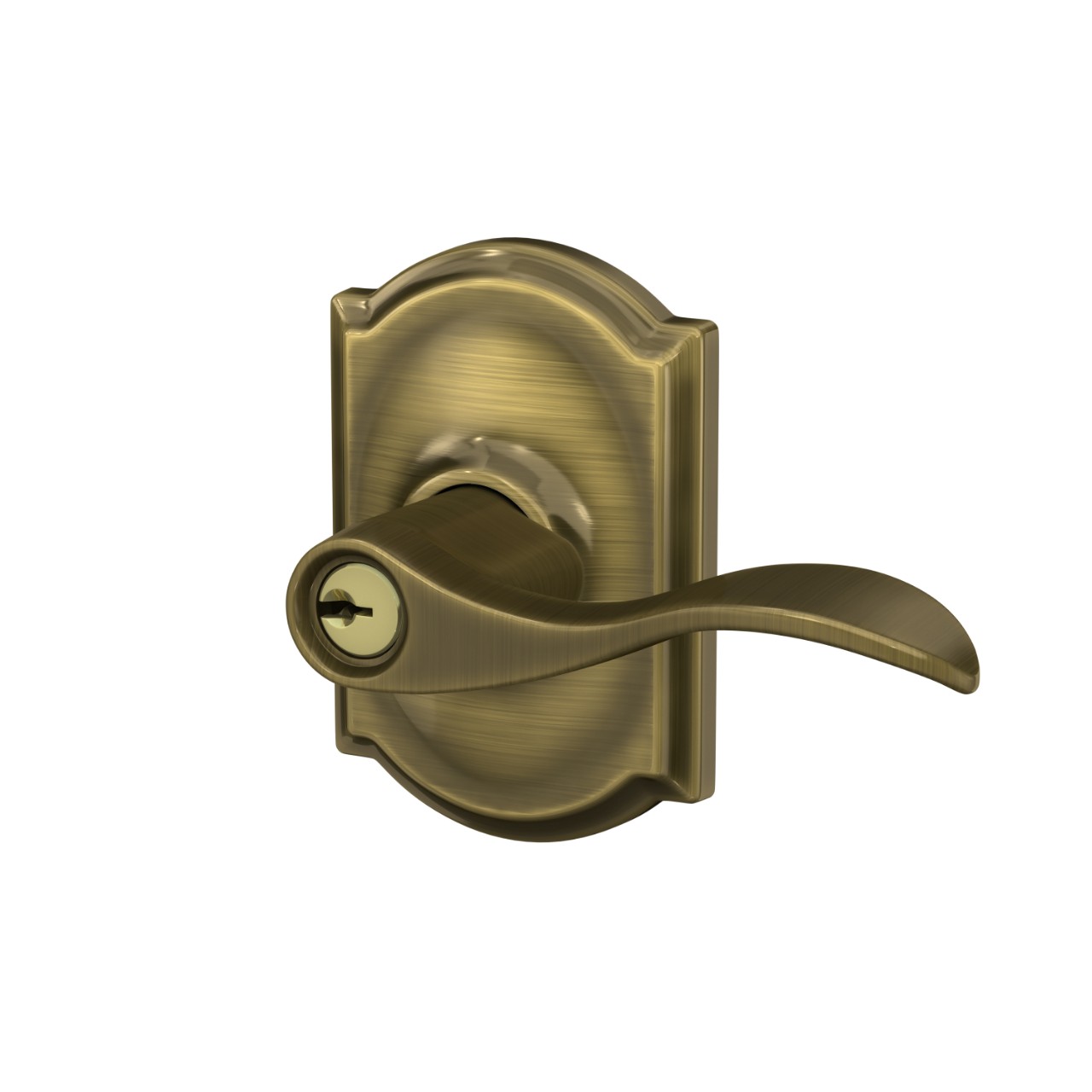 Accent Lever Keyed Entry Lock
