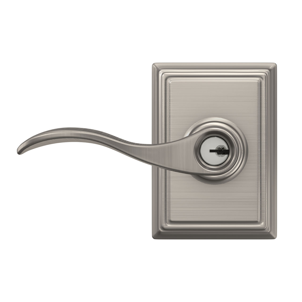 Accent Lever Keyed Entry Lock