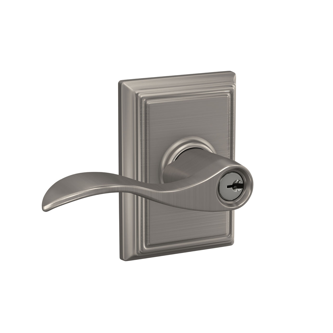 Accent Lever Keyed Entry Lock