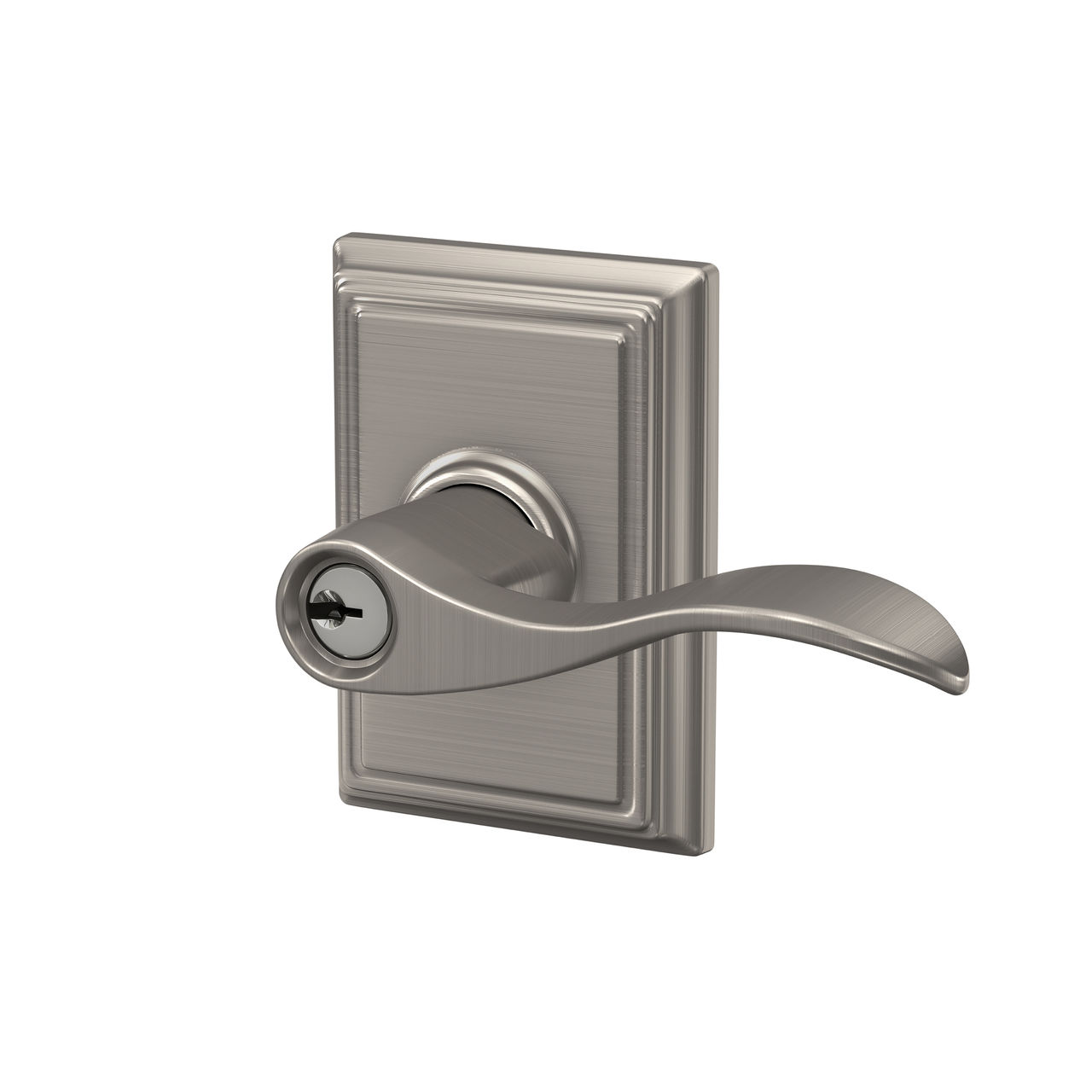 Accent Lever Keyed Entry Lock