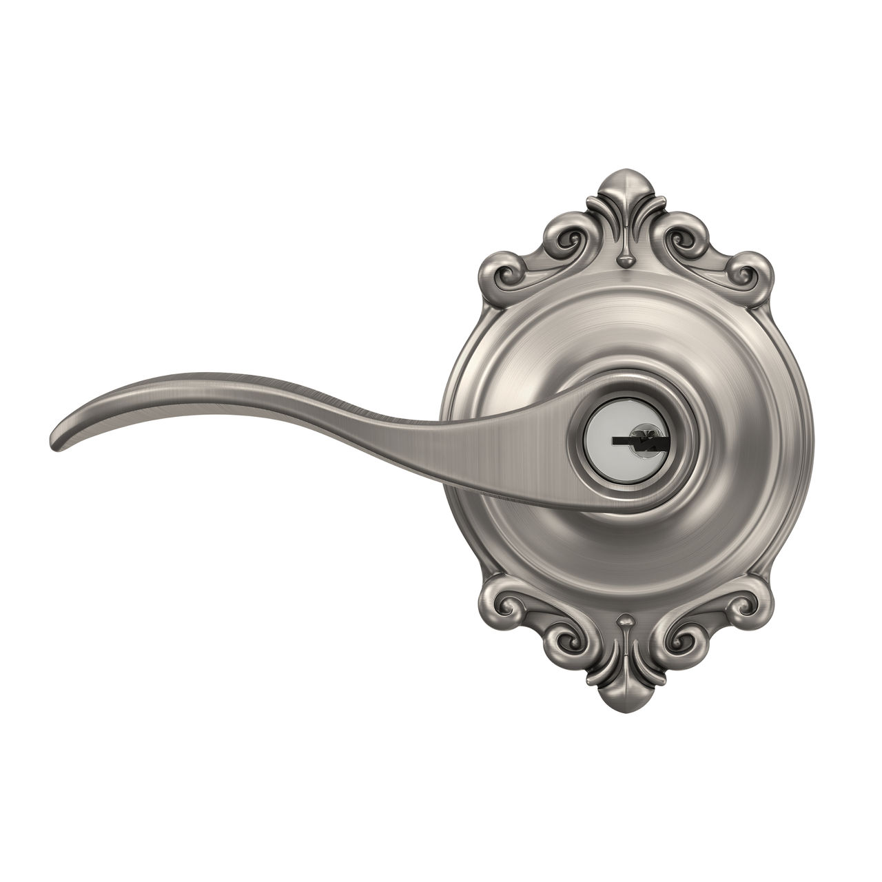 Accent Lever Keyed Entry Lock