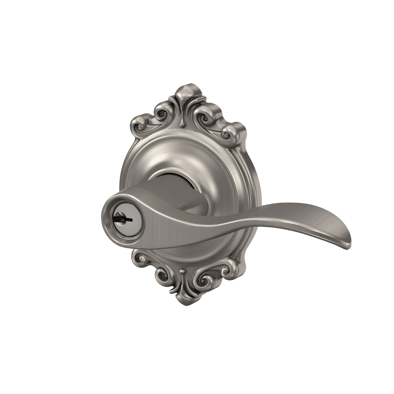 Accent Lever Keyed Entry Lock