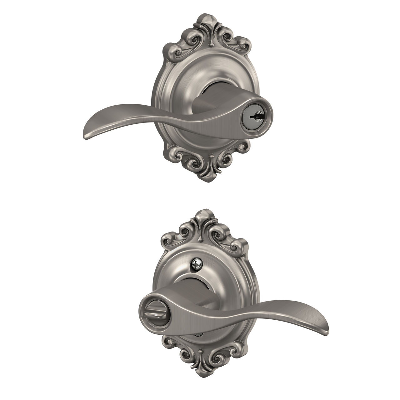 Accent Lever Keyed Entry Lock