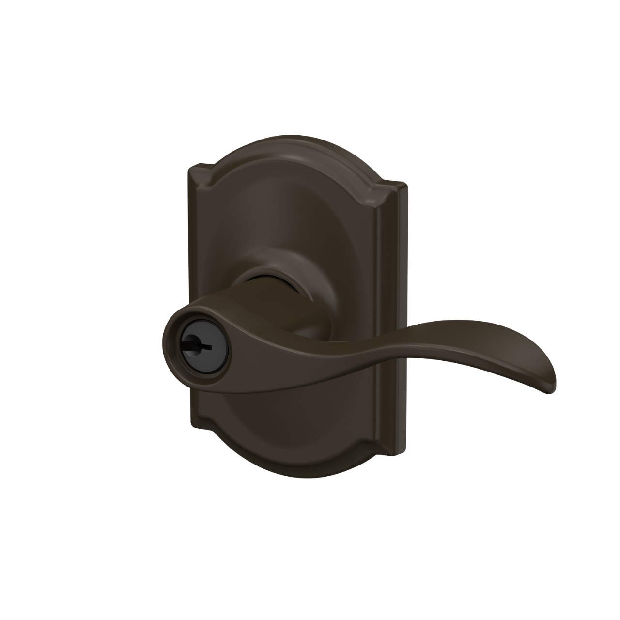 Accent Lever Keyed Entry Lock