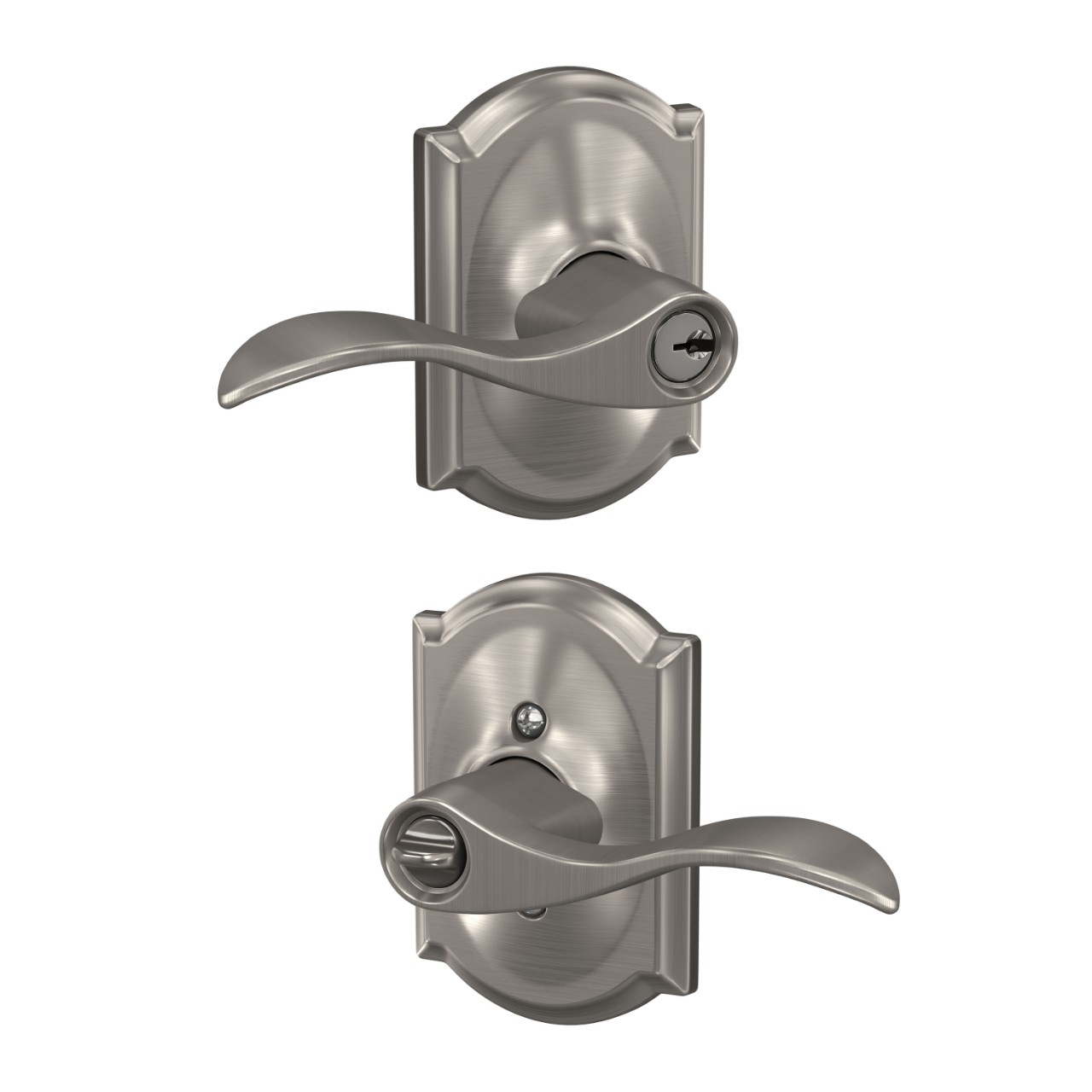 Accent Lever Keyed Entry Lock