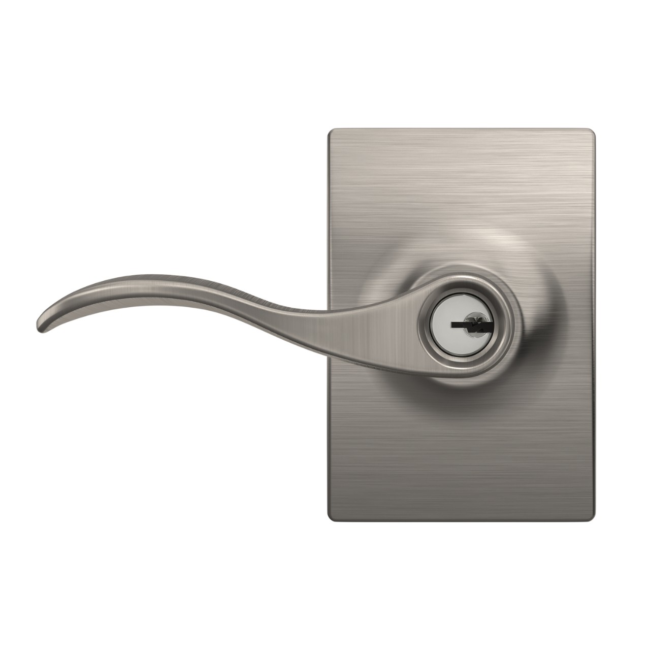 Accent Lever Keyed Entry Lock