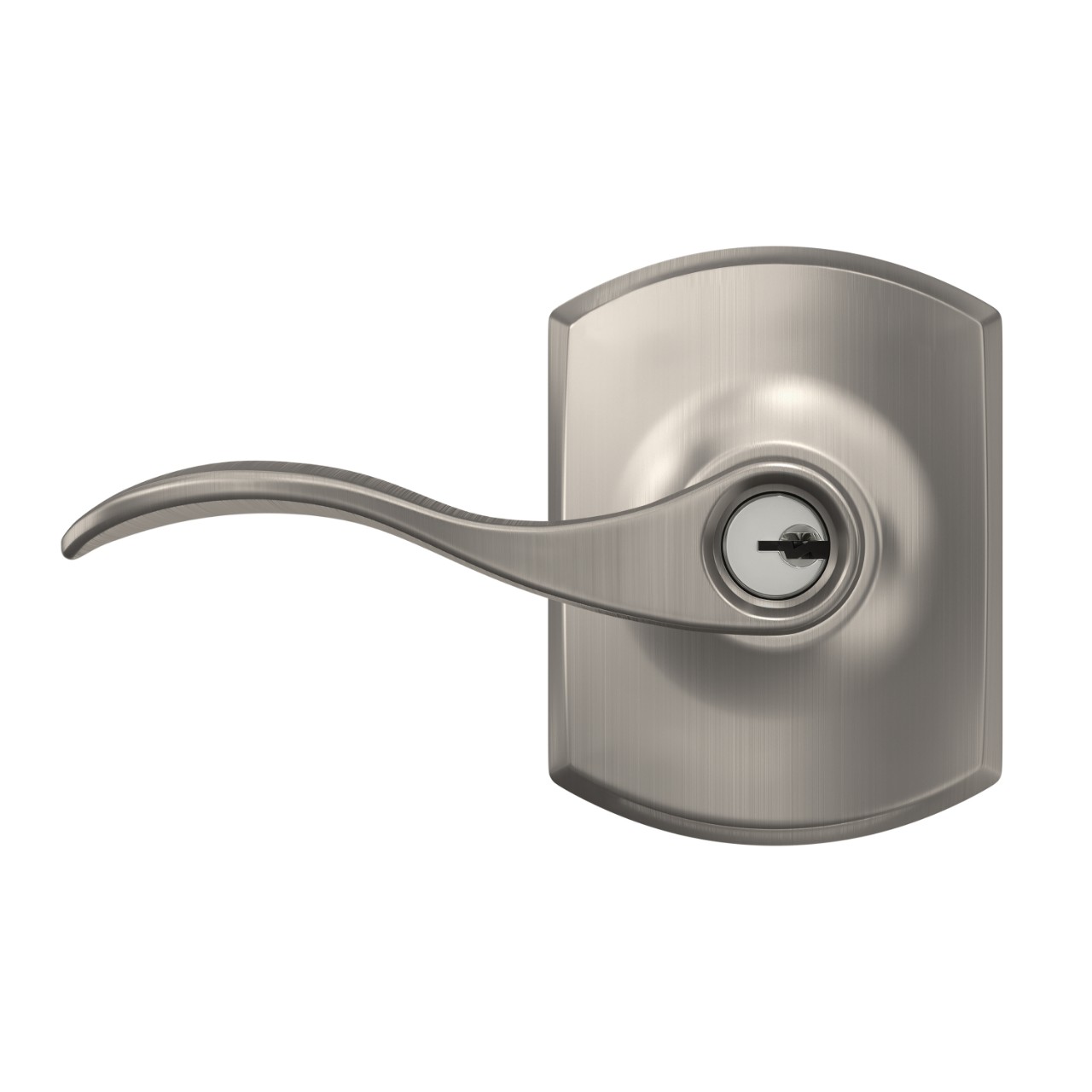 Accent Lever Keyed Entry Lock