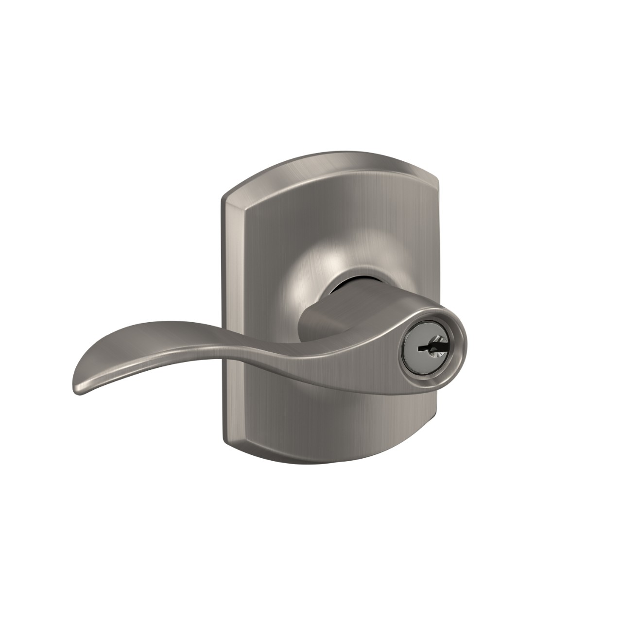 Accent Lever Keyed Entry Lock