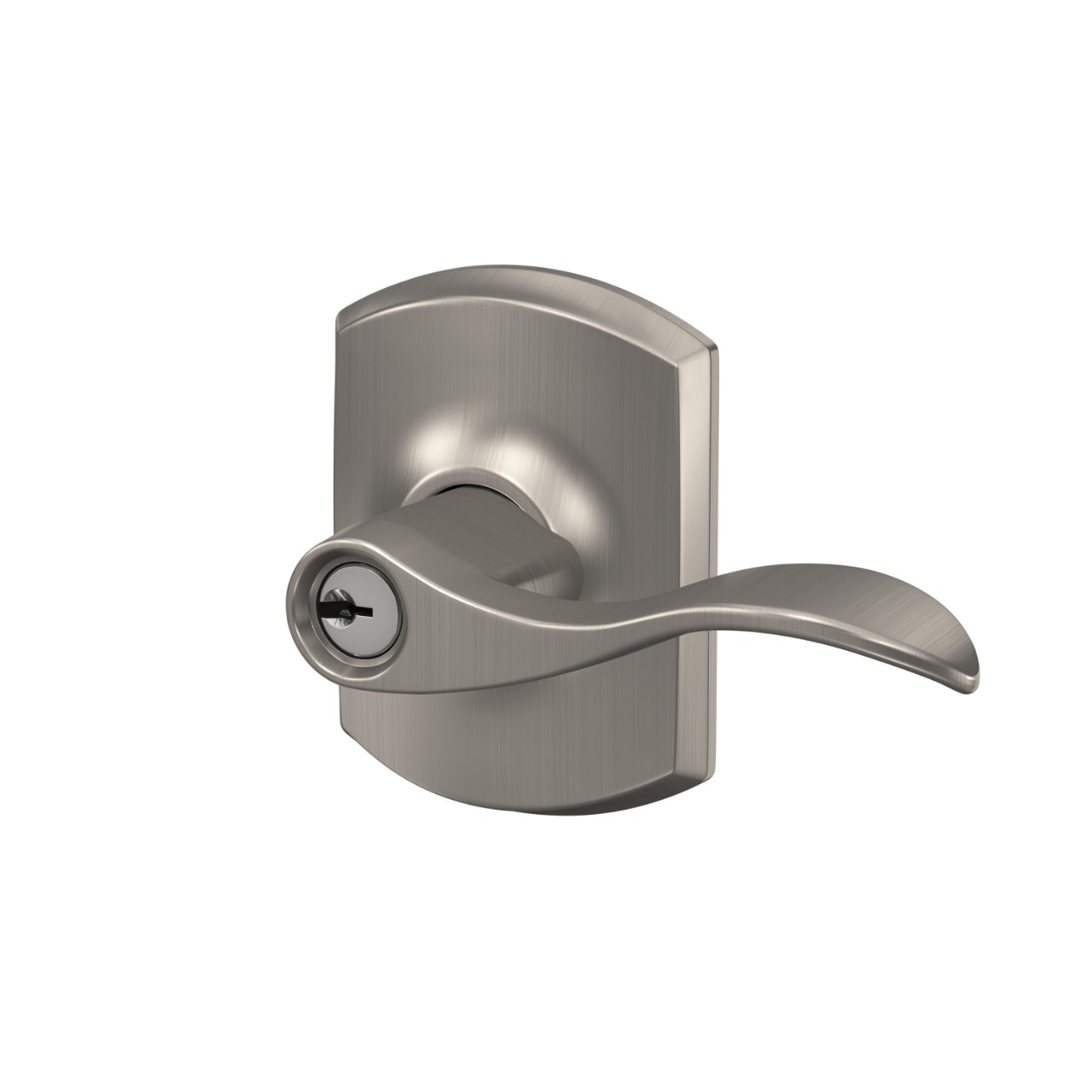Accent Lever Keyed Entry Lock