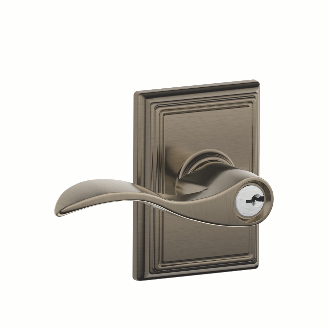 Accent Lever Keyed Entry Lock