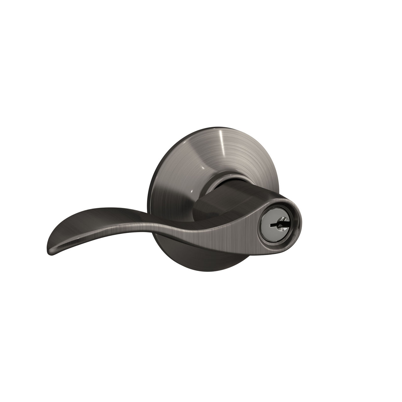 Accent Lever Keyed Entry Lock