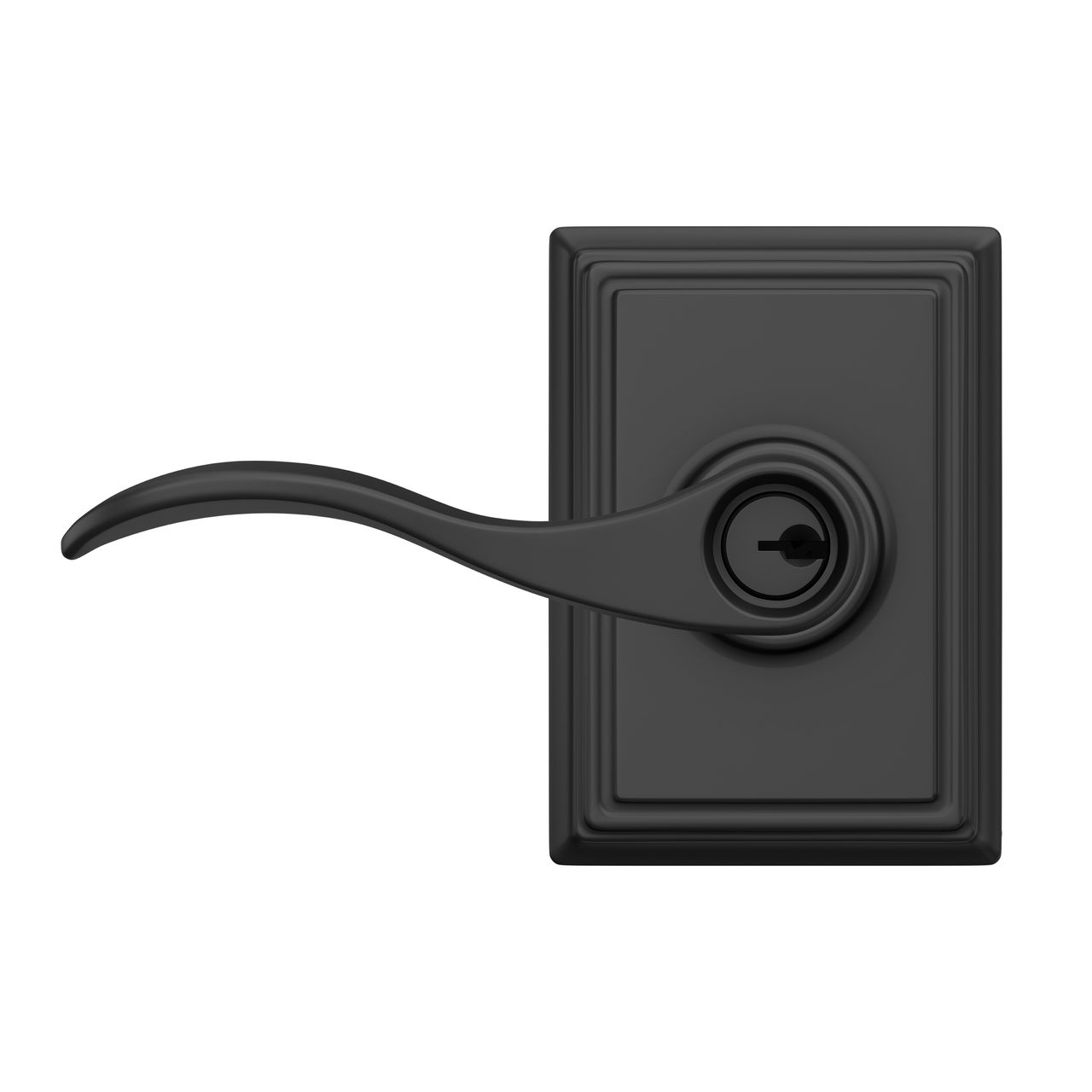 Accent Lever Keyed Entry Lock