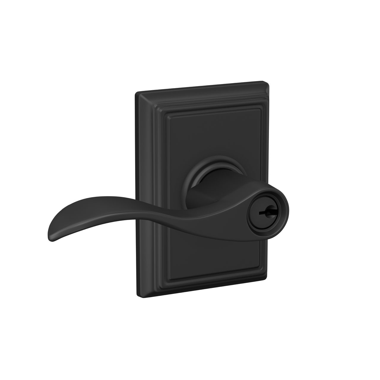 Accent Lever Keyed Entry Lock