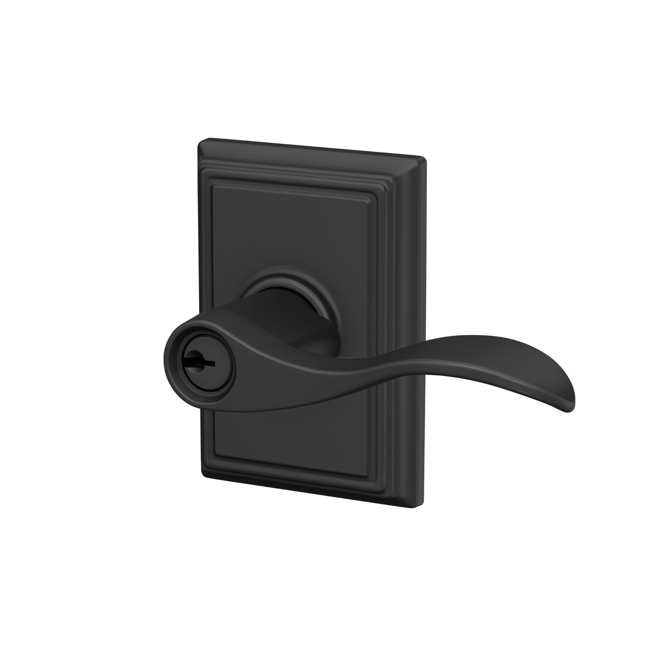 Accent Lever Keyed Entry Lock