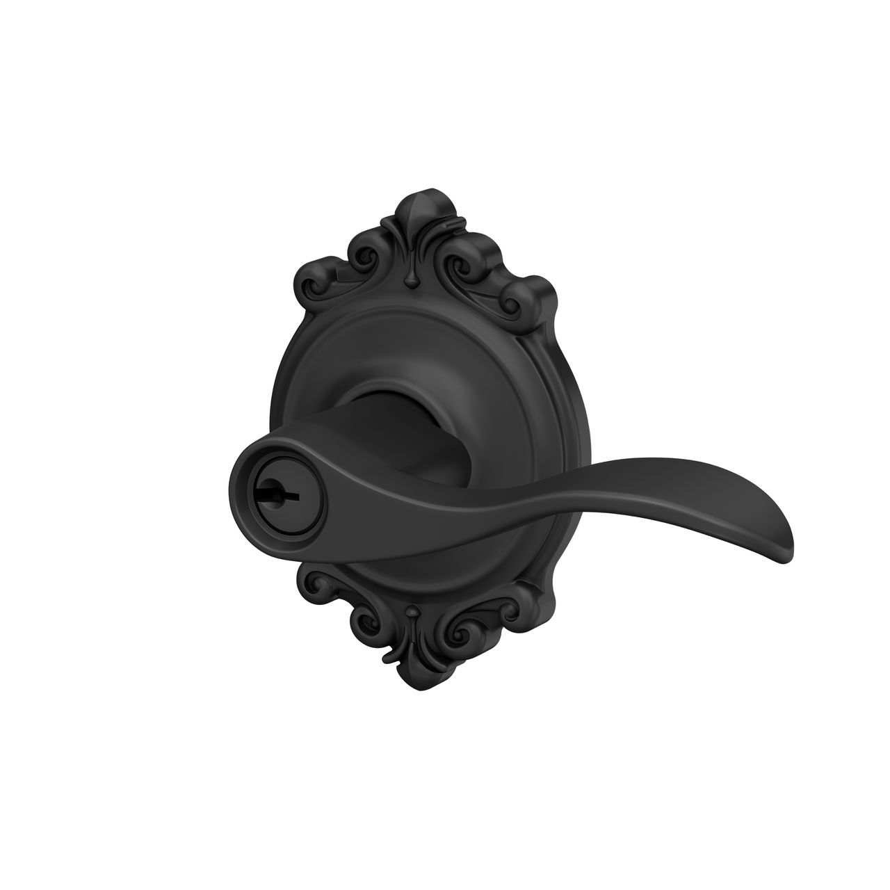 Accent Lever Keyed Entry Lock