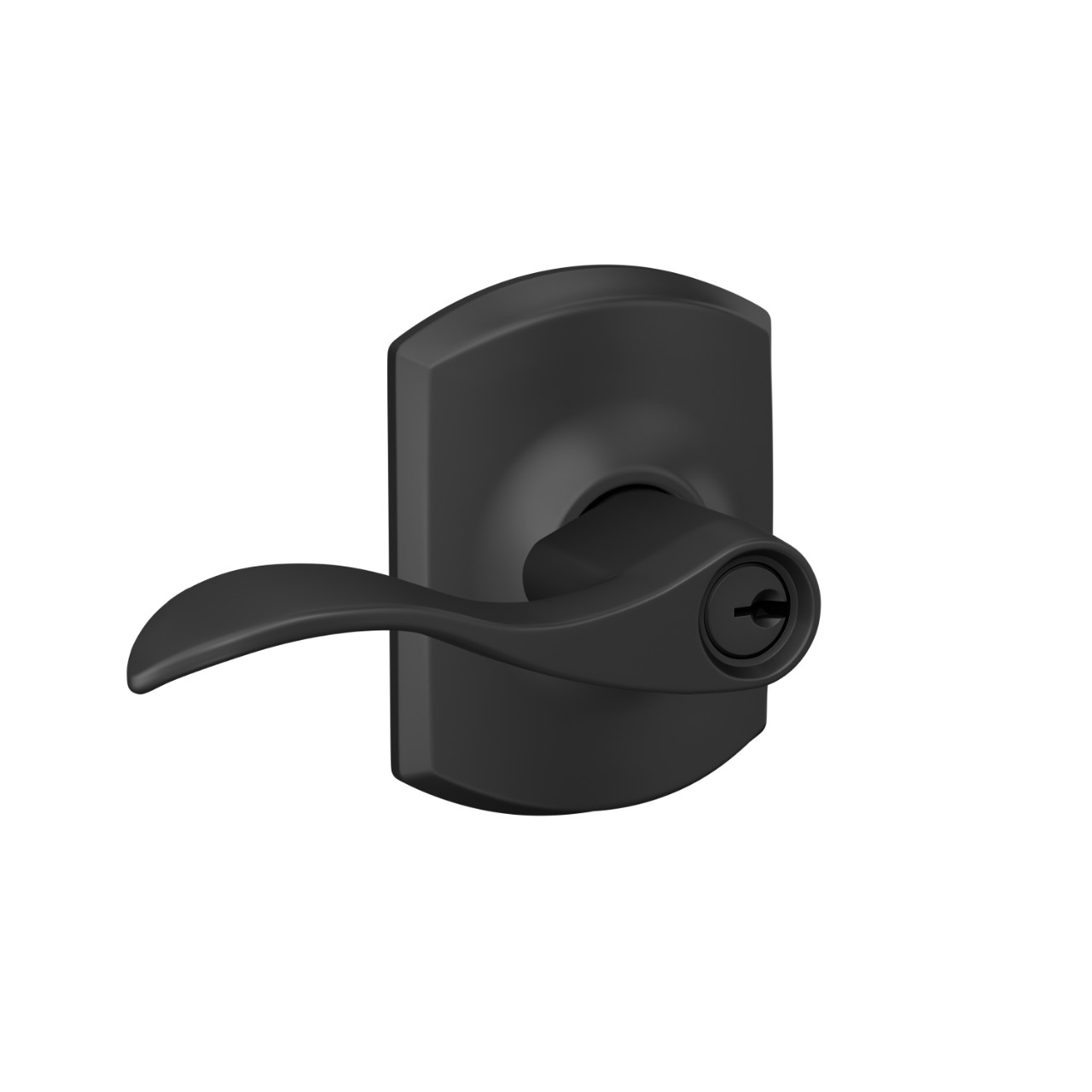 Accent Lever Keyed Entry Lock