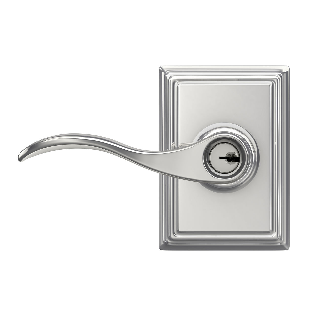 Accent Lever Keyed Entry Lock