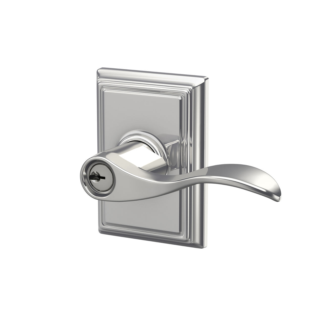 Accent Lever Keyed Entry Lock