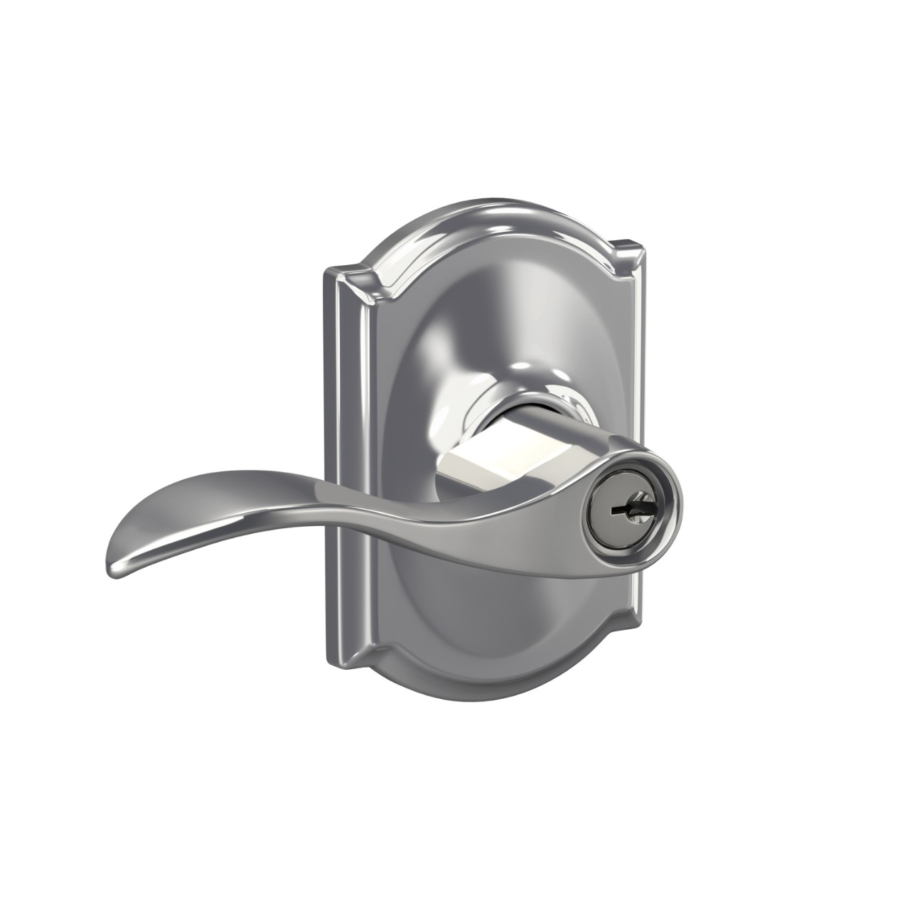 Accent Lever Keyed Entry Lock