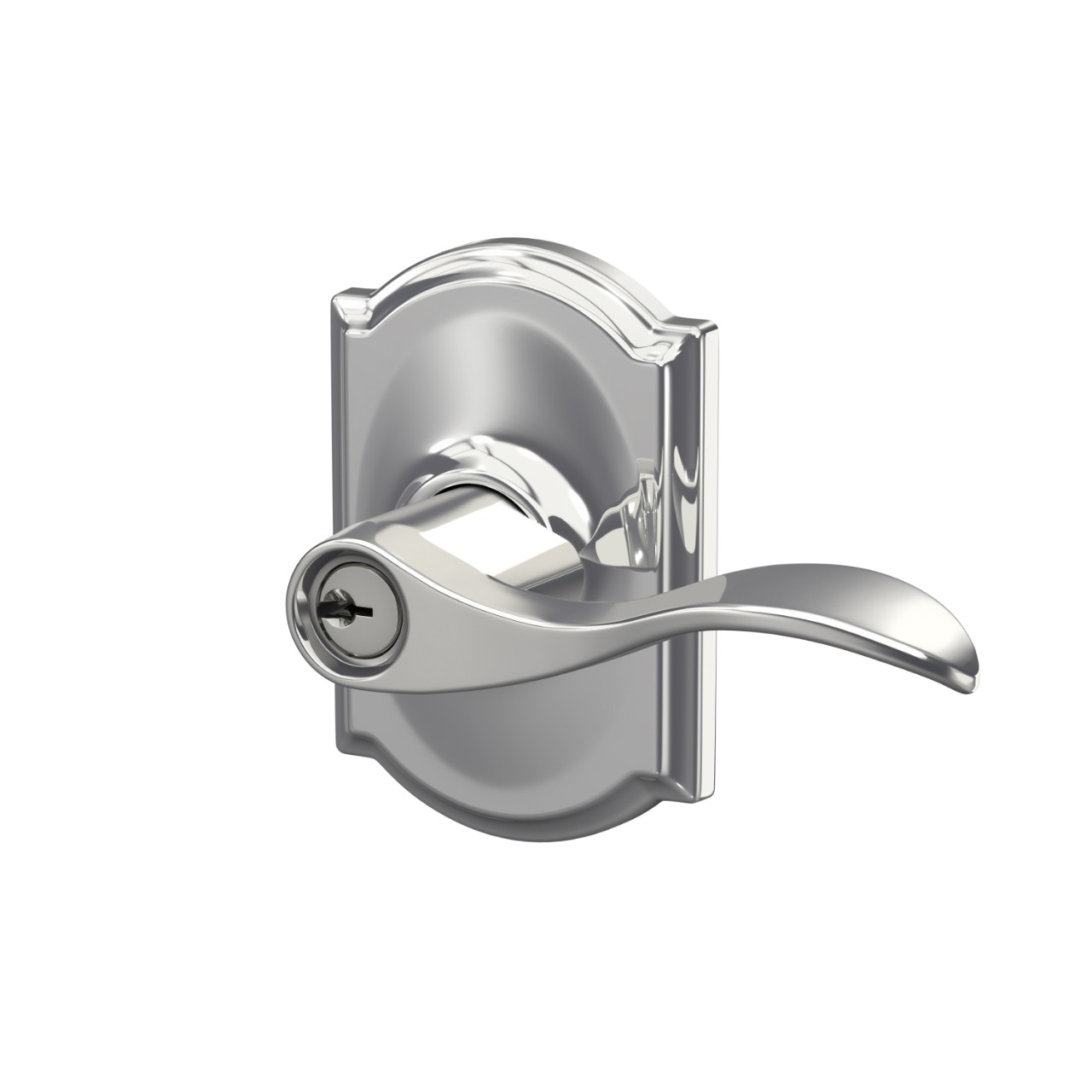 Accent Lever Keyed Entry Lock