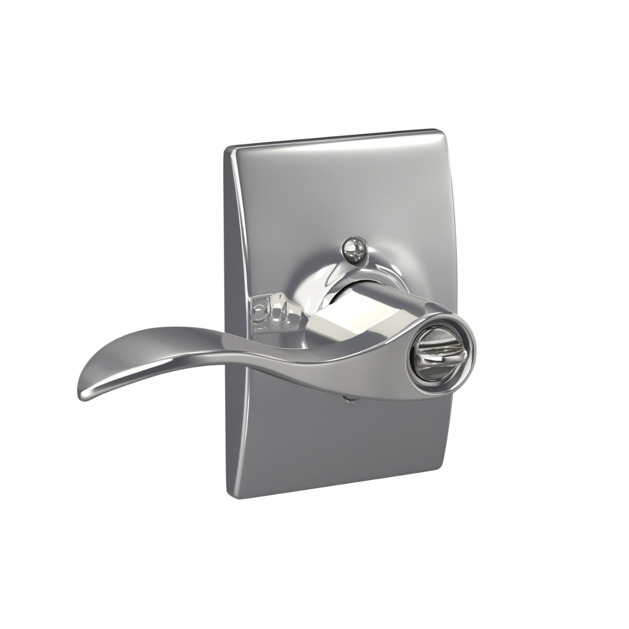 Accent Lever Keyed Entry Lock