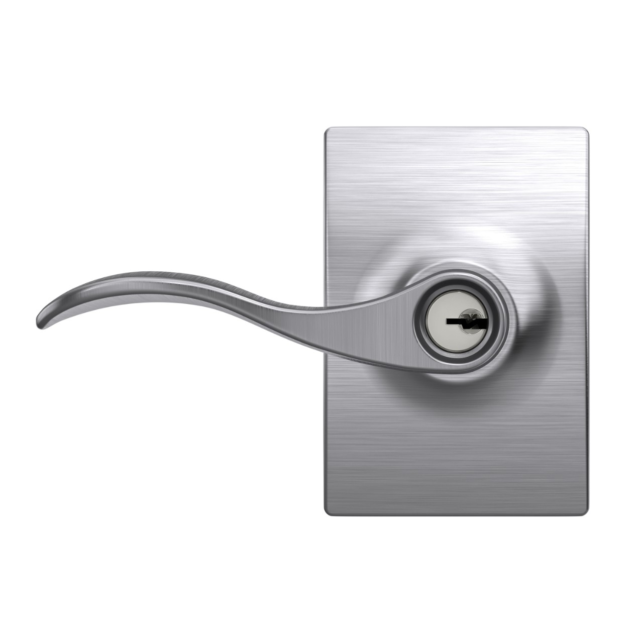 Accent Lever Keyed Entry Lock