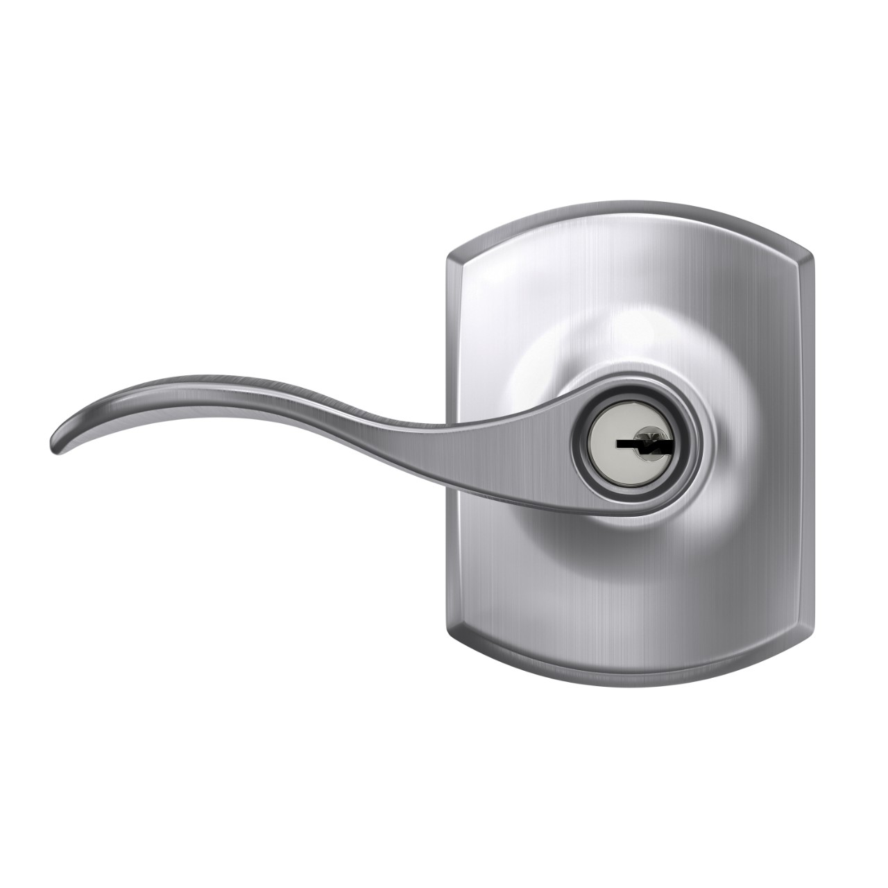 Accent Lever Keyed Entry Lock