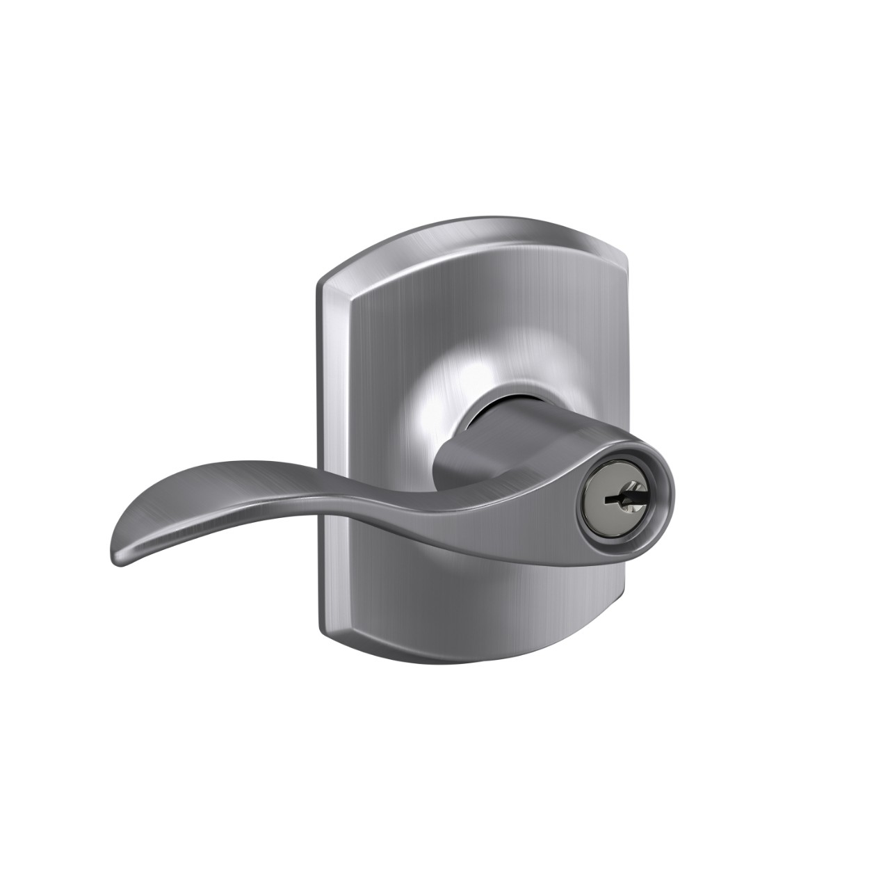 Accent Lever Keyed Entry Lock
