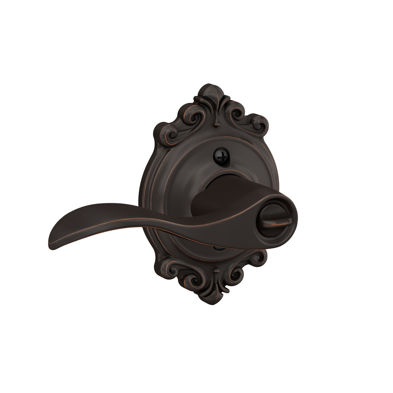 Accent Lever Keyed Entry Lock