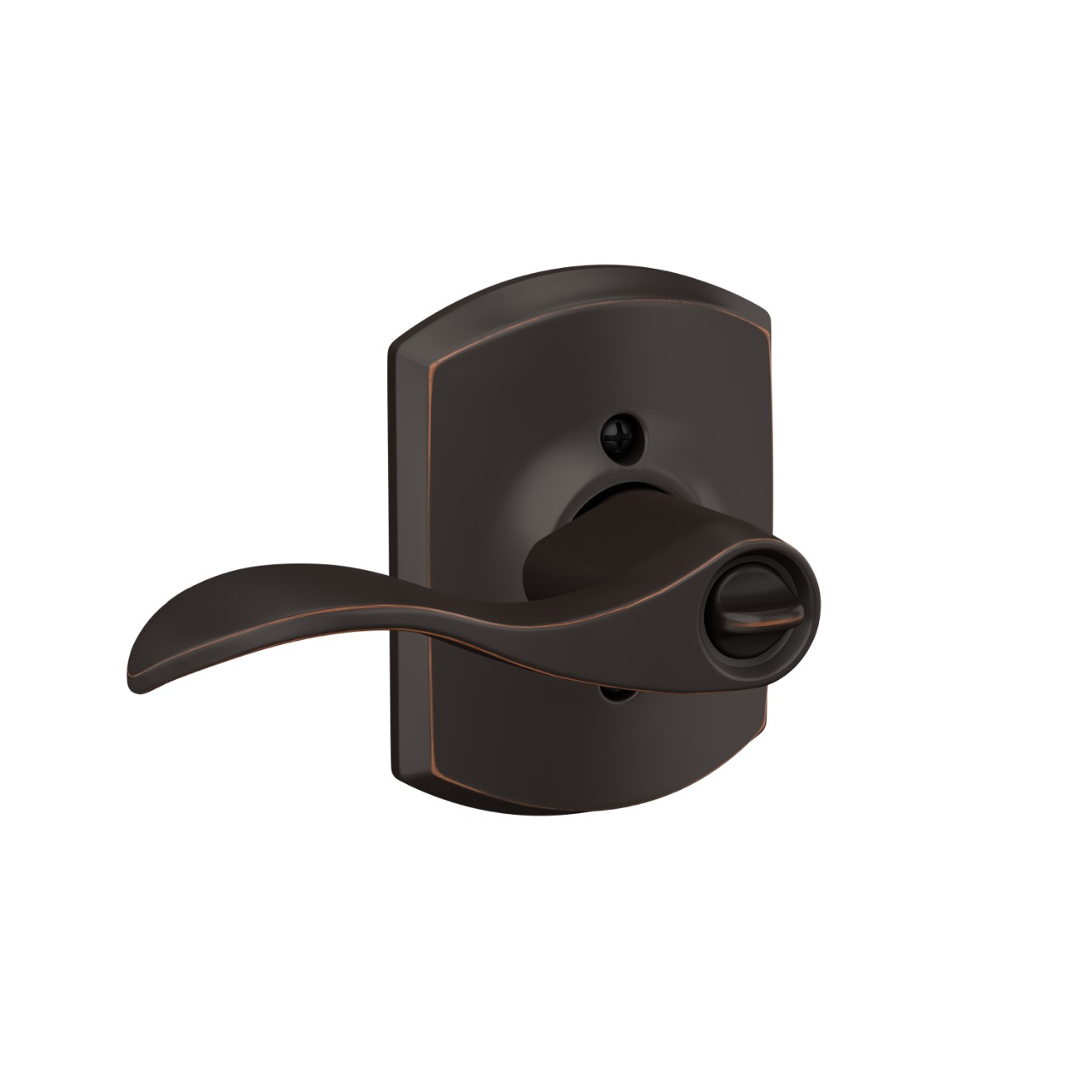 Accent Lever Keyed Entry Lock