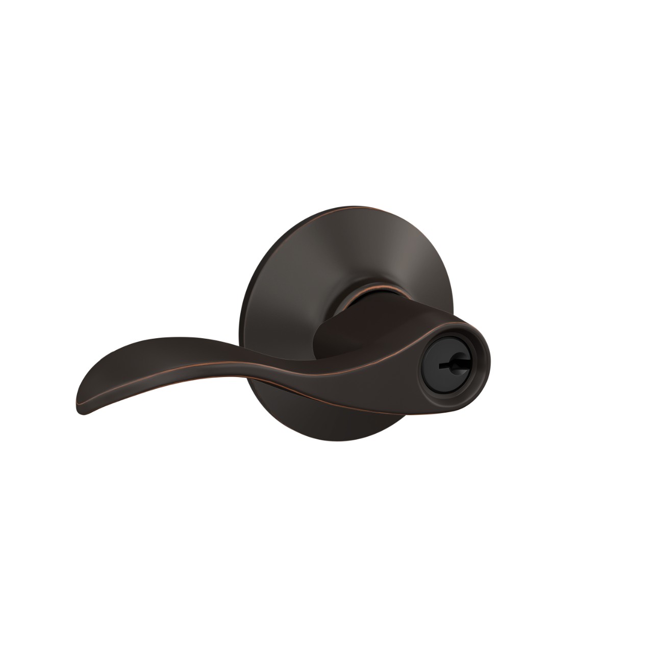Accent Lever Keyed Entry Lock
