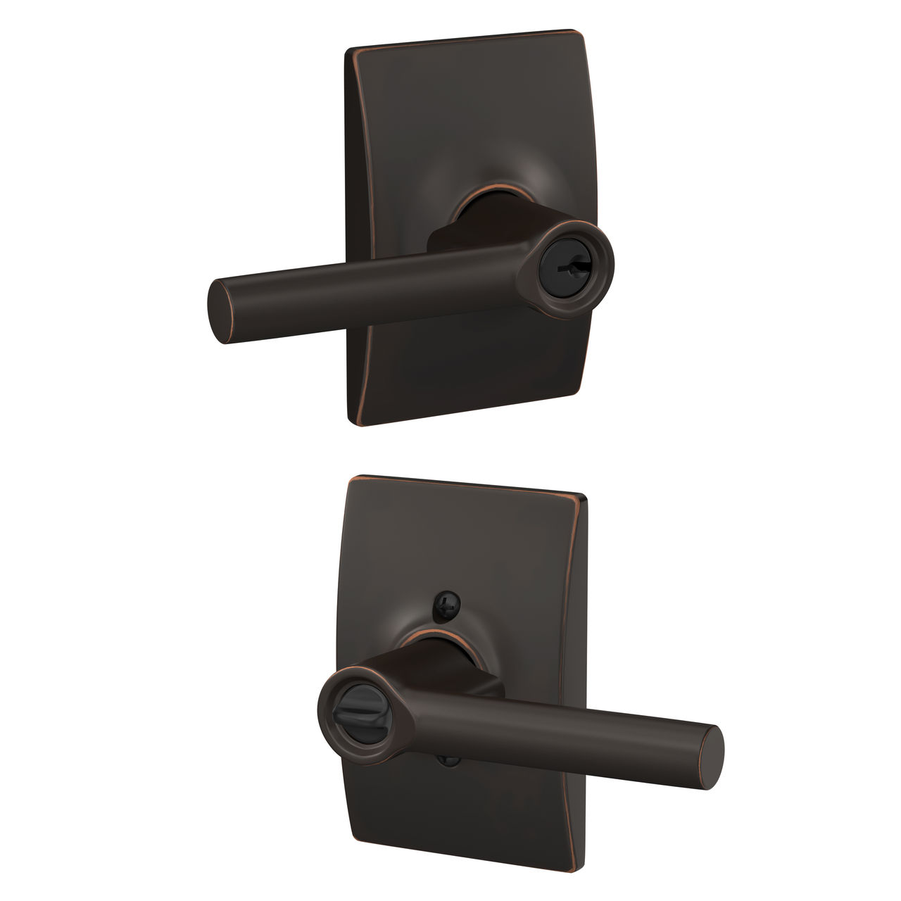 Broadway Lever Keyed Entry Lock