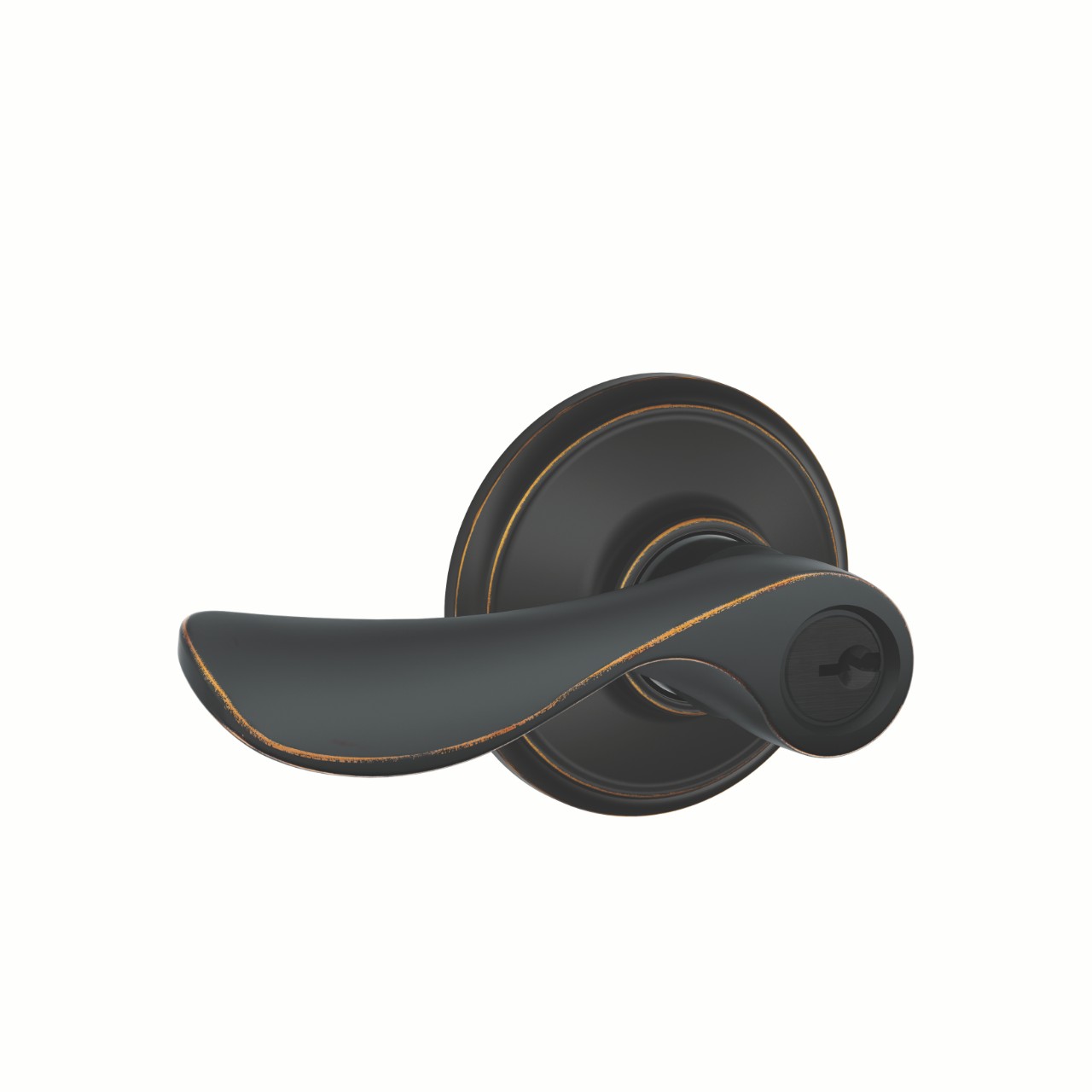 Champagne Lever Keyed Entry Lock