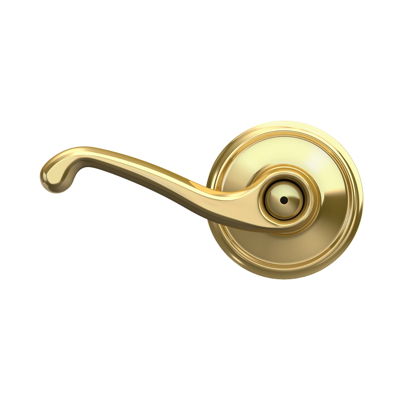 Flair Lever Bed & Bath Lock