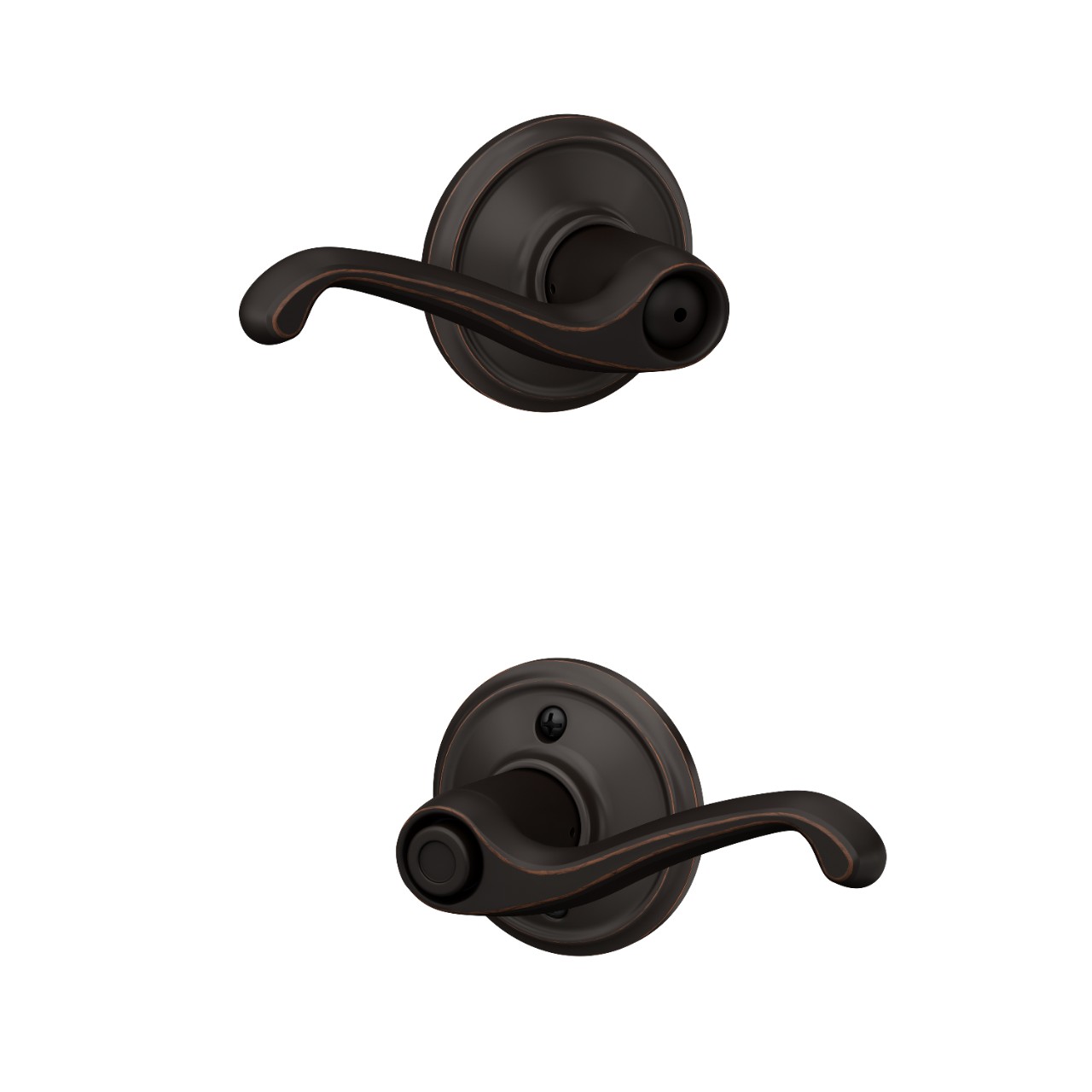 Flair Lever Bed & Bath Lock