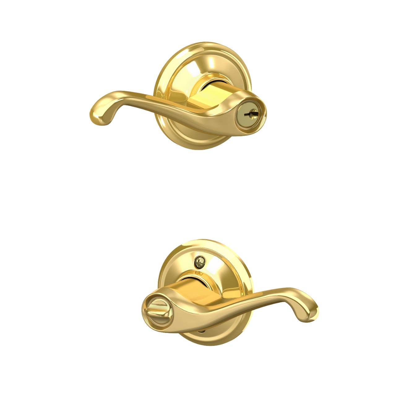 Flair Lever Keyed Entry Lock