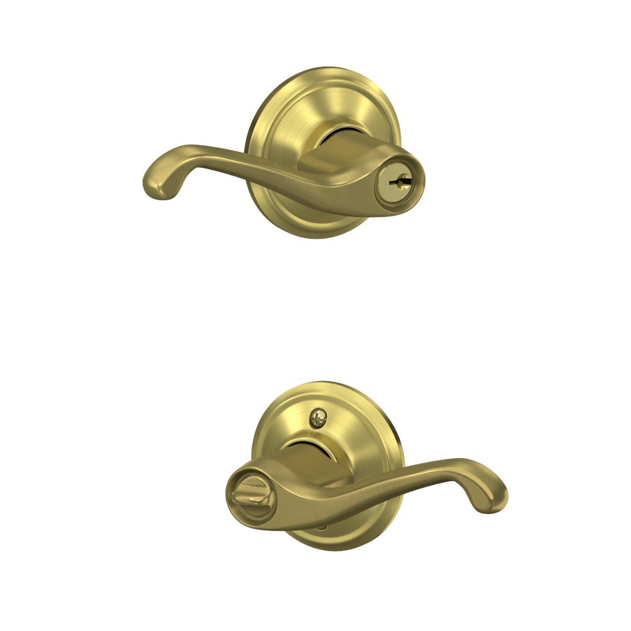 Flair Lever Keyed Entry Lock