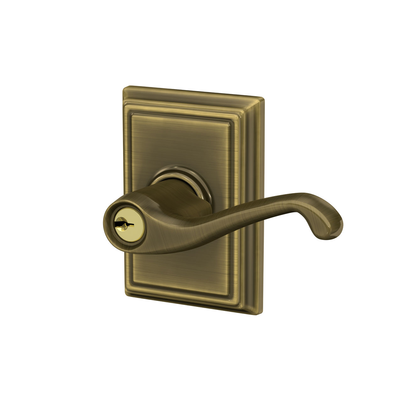 Flair Lever Keyed Entry Lock