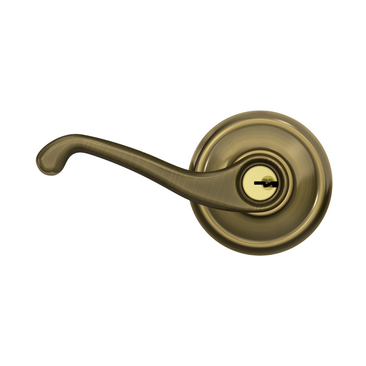 Flair Lever Keyed Entry Lock