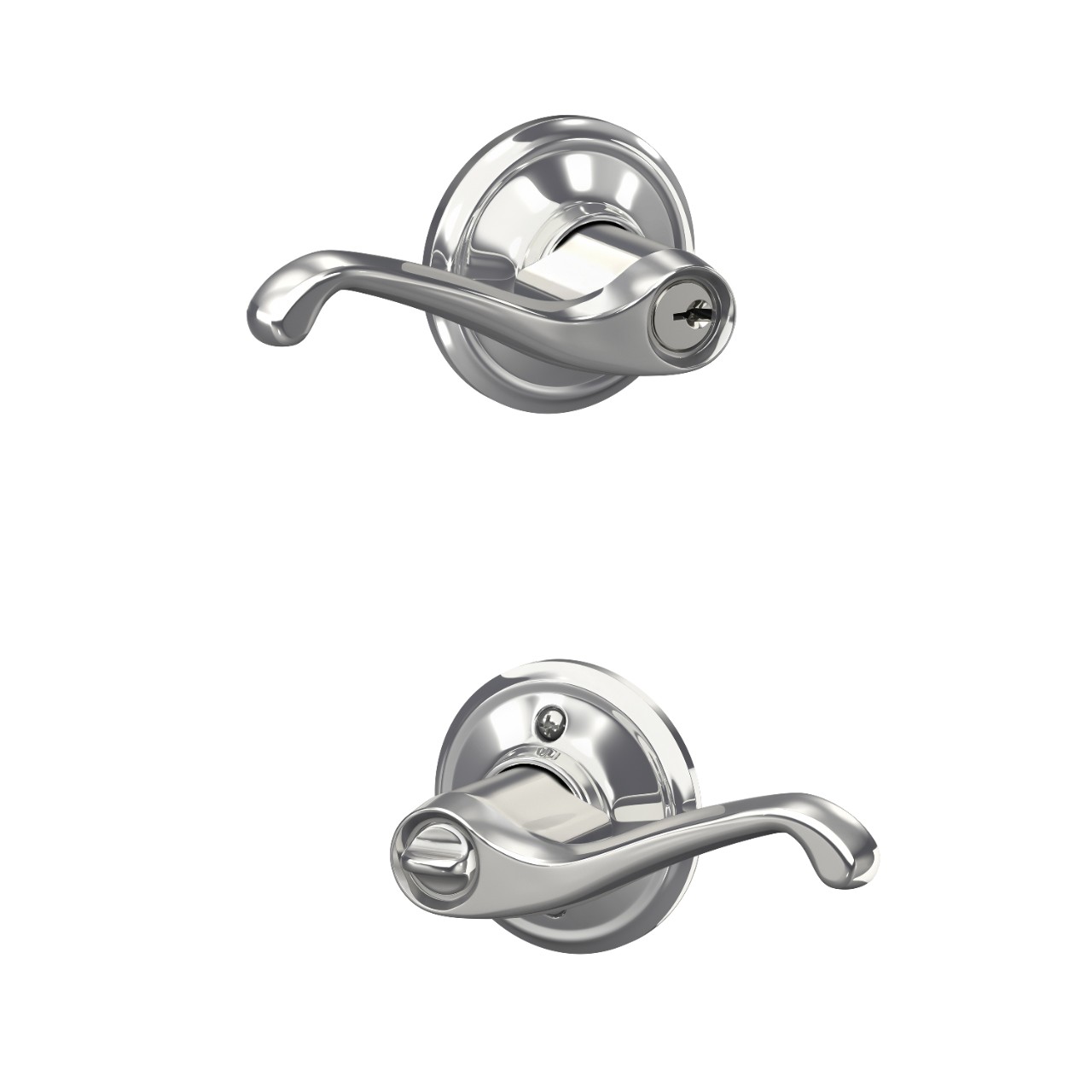 Flair Lever Keyed Entry Lock