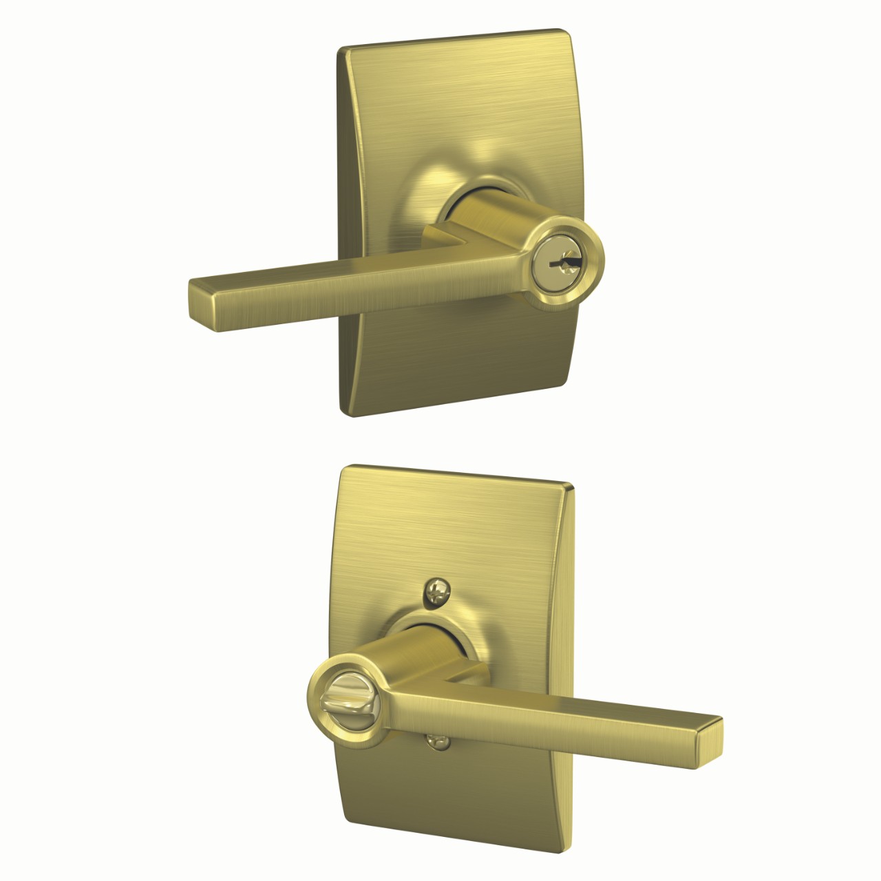 Latitude Lever Keyed Entry Lock