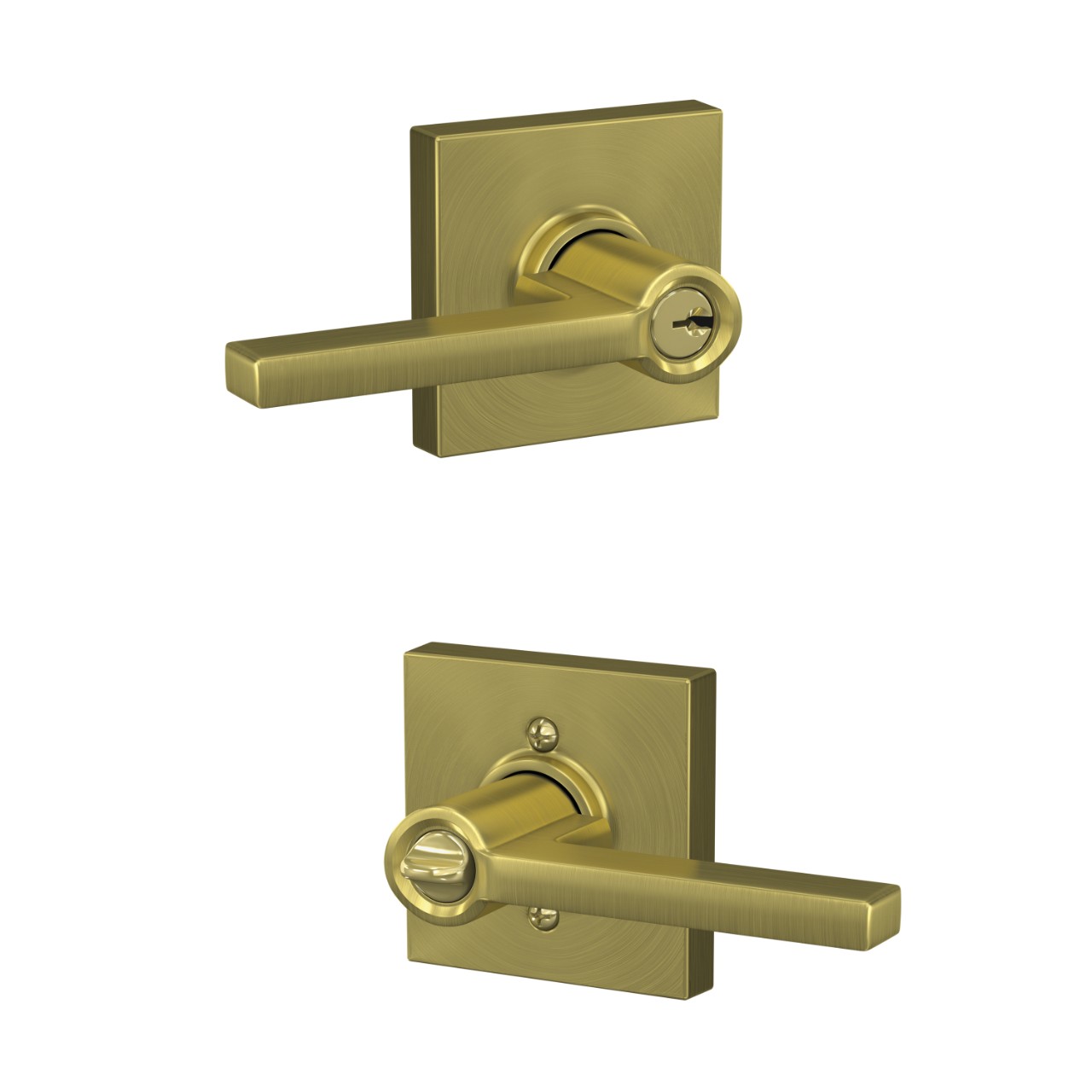 Latitude lever Keyed Entry lock