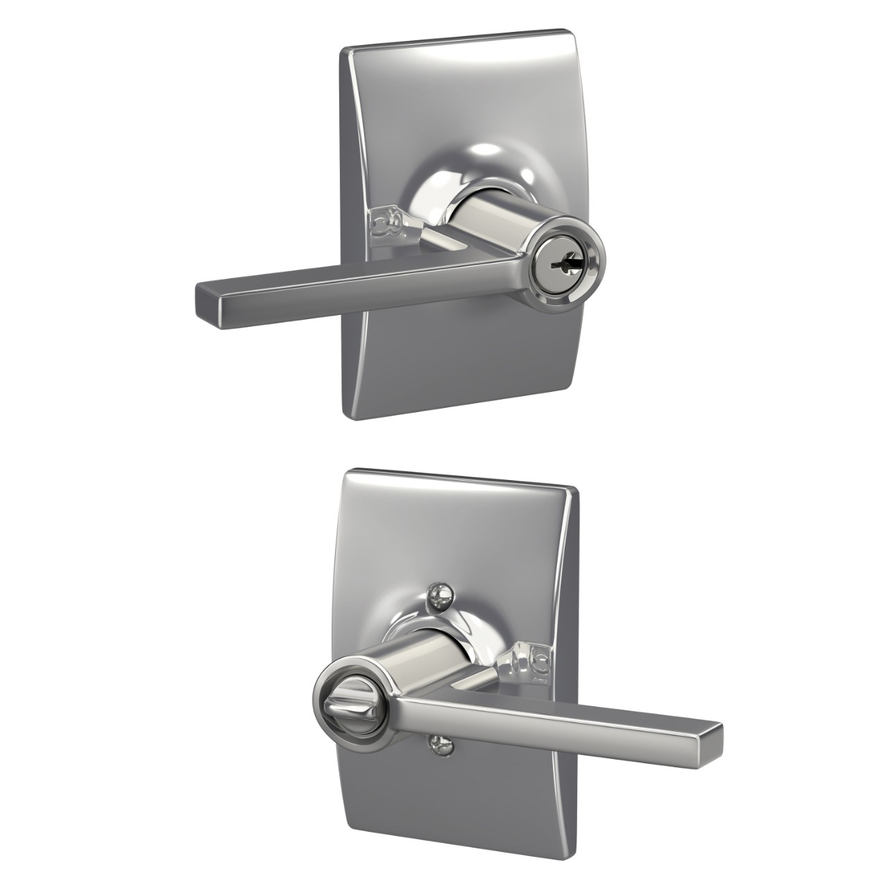 Latitude Lever Keyed Entry Lock