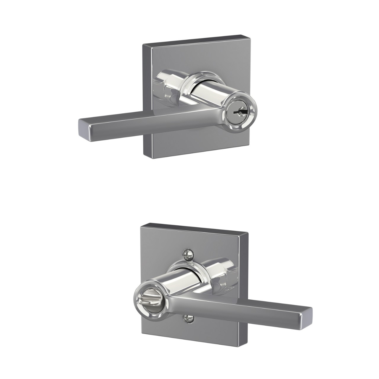 Latitude lever Keyed Entry lock