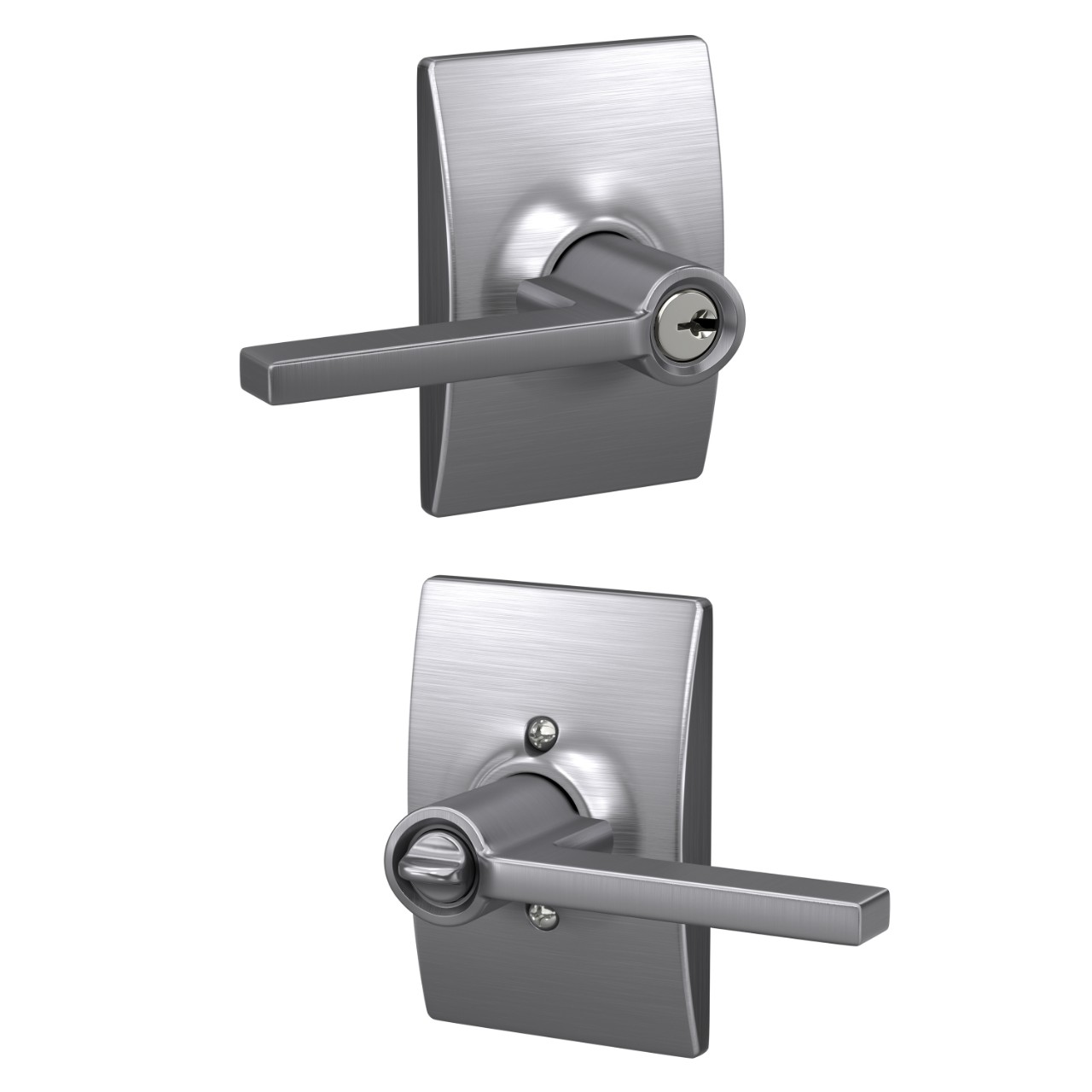 Latitude Lever Keyed Entry Lock