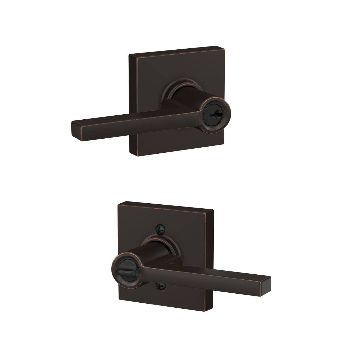 Latitude lever Keyed Entry lock