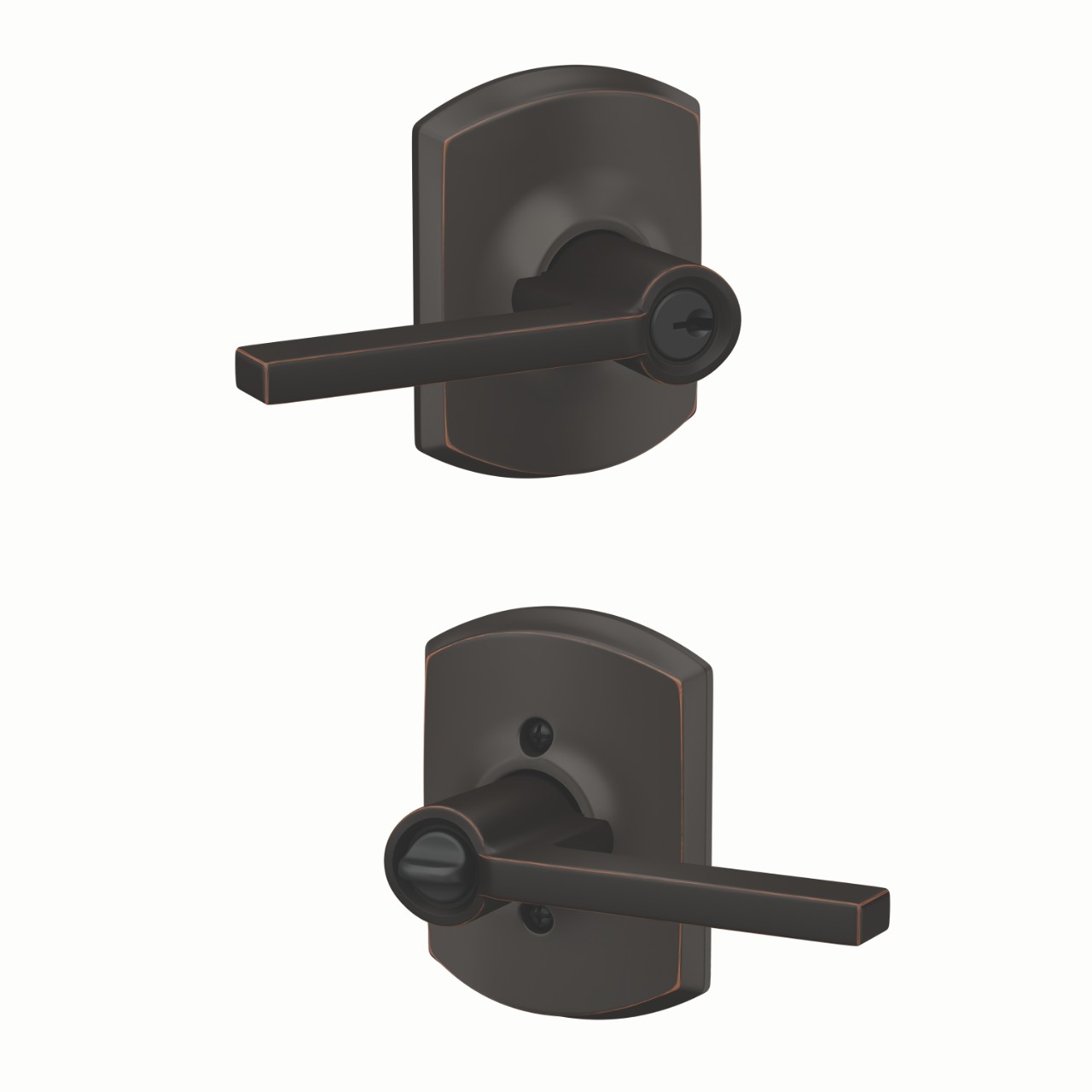 Latitude Lever Keyed Entry Lock