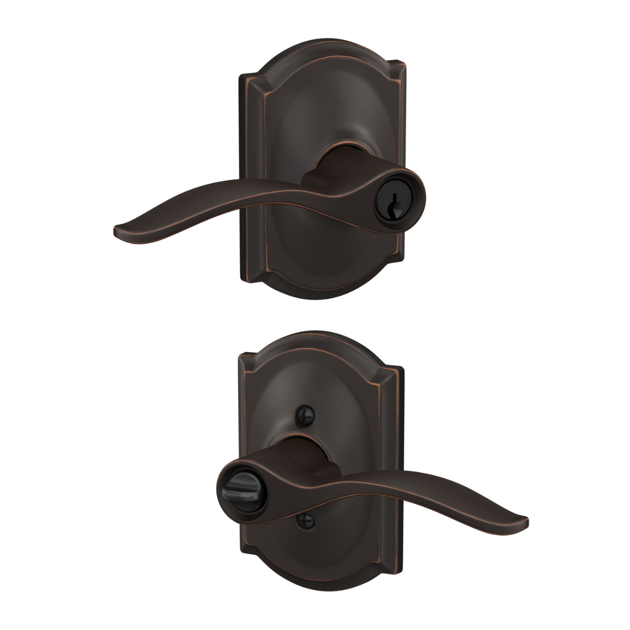 Pennant Lever Keyed Entry Lock