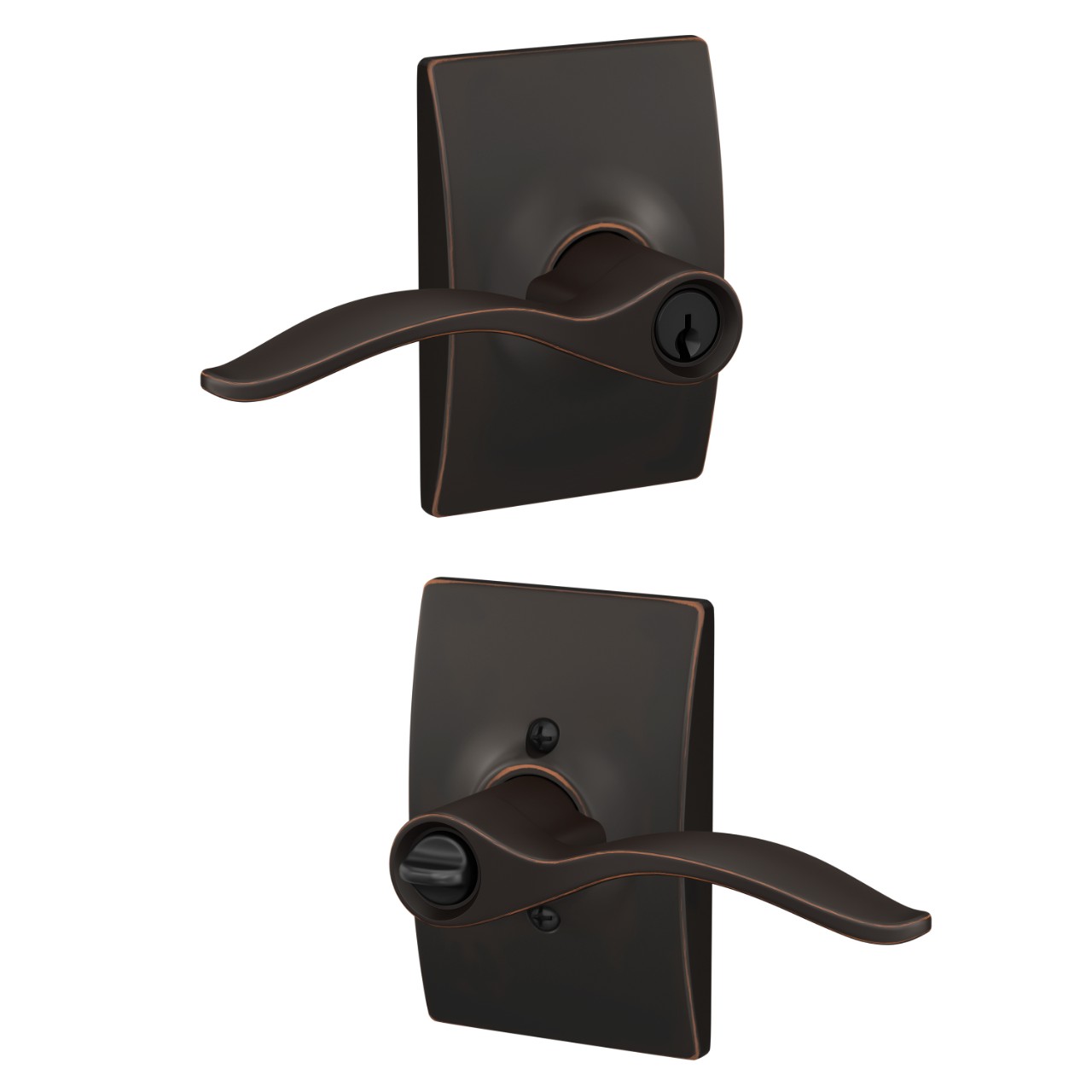 Pennant Lever Keyed Entry Lock